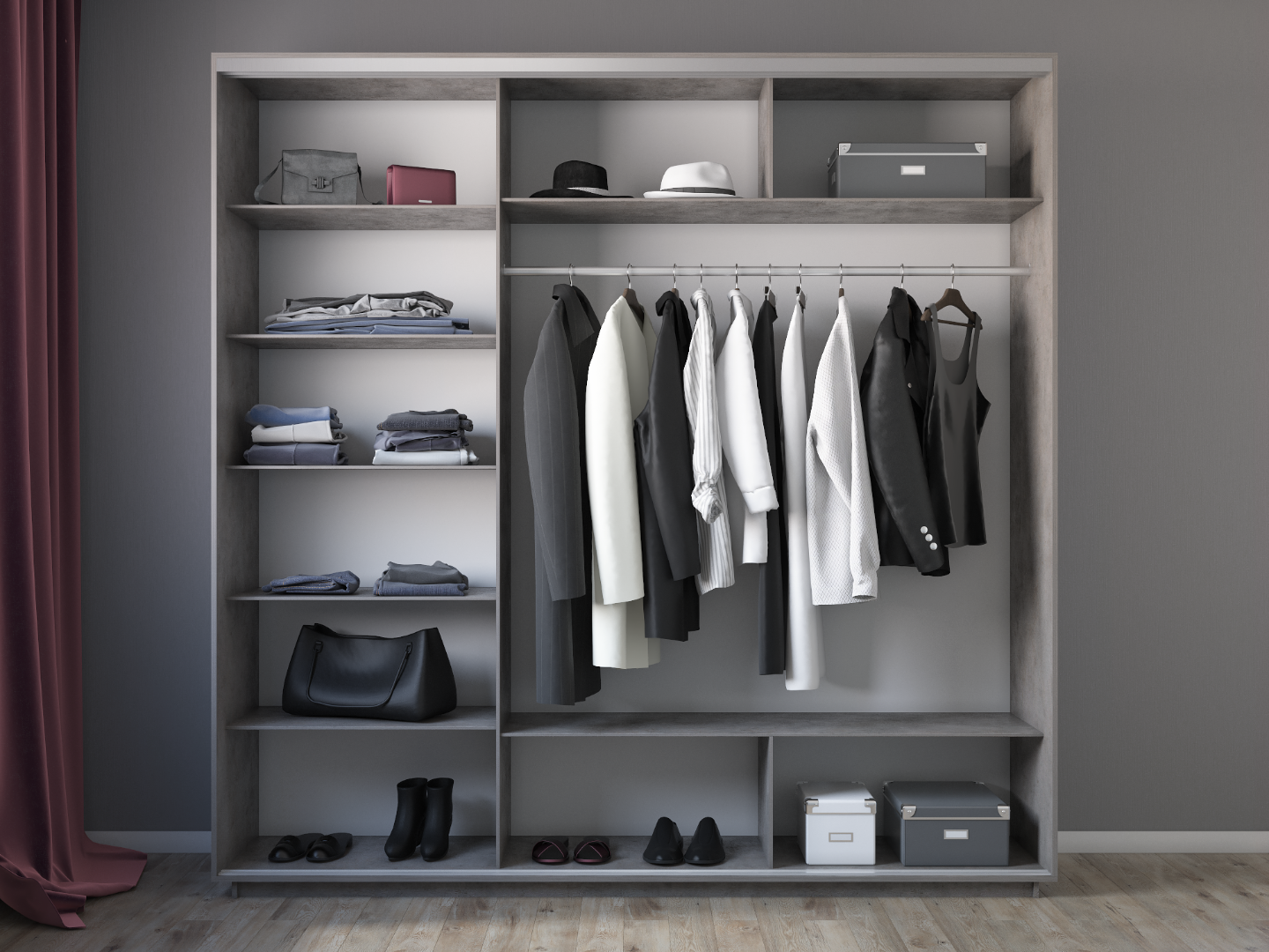 35589 shkaf kupe stark beton