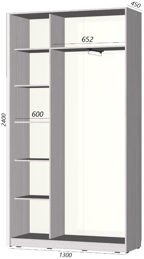 Dvukhdvernye shkafy kupe 39035