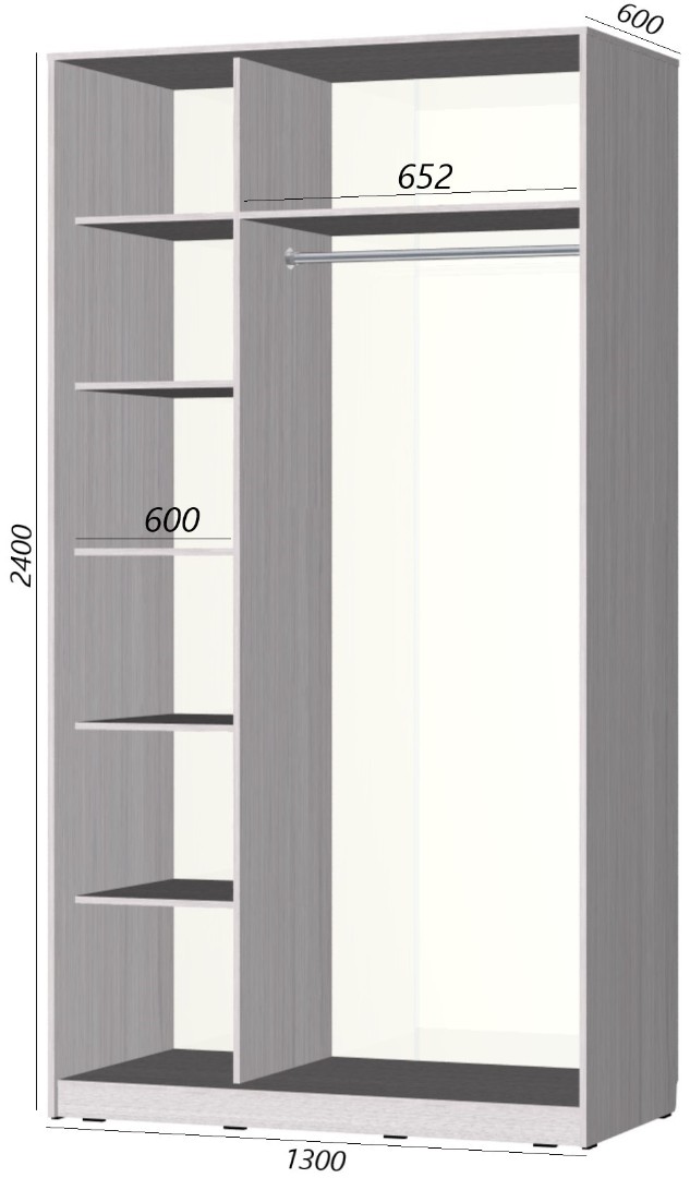 Dvukhdvernye shkafy kupe 39058
