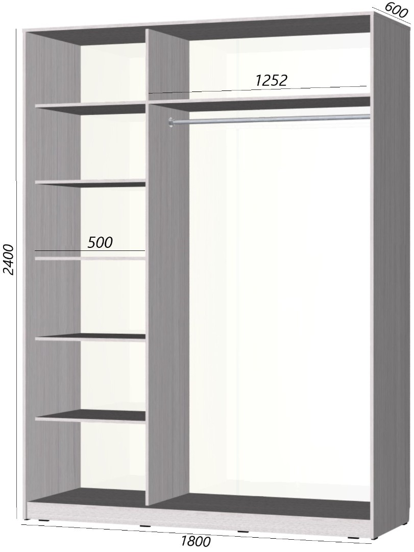Dvukhdvernye shkafy kupe 39395